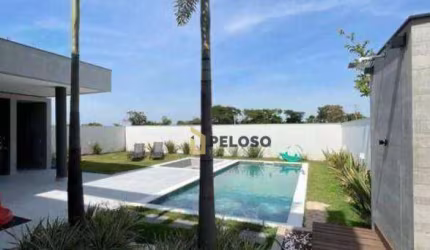 Casa à venda no Ninho Verde II | Porteira Fechada | 284m² | 3 suítes| área gourmet | Piscina | 4 vagas | Pardinho/SP..