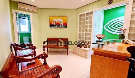 Sala Comercial à Venda | 78m² | Recepção | Semi Mobiliado | Ar Condicionado | 3 banheiros | 2 Vagas | Água Fria/SP.