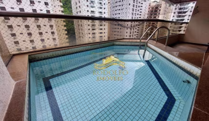 Guarujá Praia das Pitangueiras 3 Dormtórios 147m² 2 Vagas Piscina Privativa Salão de Festas Ar-condicionado