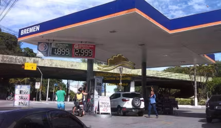 Guarujá-SP Vila Ligya Ponto de Posto de Gasolina para Locação 814 m²