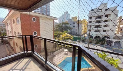 Guarujá Praia da Enseada 3 Dormitórios 120m² 2 Vagas Sacada Piscina Serviço de Praia