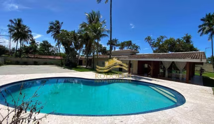 Guarujá Praia Pernambuco Terreno com Casa 2700m² Excelente para comércio Piscina