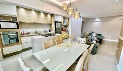 Praia Grande Praia Aviação 3 Suítes Vista Mar 2 Vagas 120m² Piscina Quadra Poliesportiva Ar-condicionado