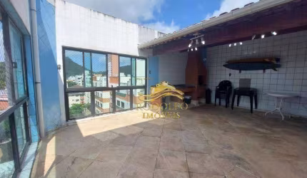 Guarujá Praia da Enseada Cobertura 3 Dormitório + Suíte de Empregada 140m² 2 Vagas Piscina Varanda Gourmet
