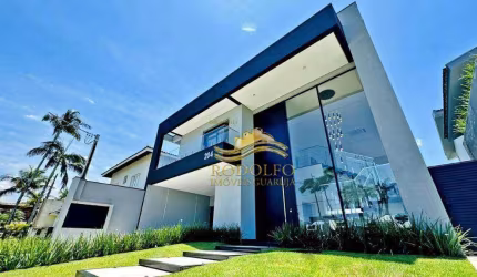 Guarujá Praia Pernambuco Sobrado no Acapulco 5 Suítes 490m² Área Construída 4 Vagas Piscina