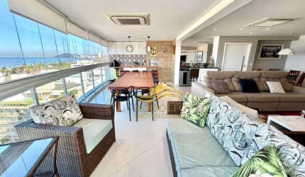 Guarujá Praia da Enseada Frente ao Mar com Vista 3 Suítes 153m² 2 Vagas Piscina Sauna