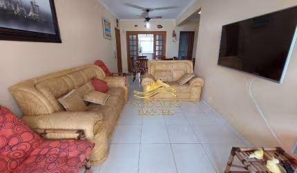 Guarujá Praia das Astúrias 3 Dormitórios Vista Mar 110m² Ar-condicionado Piscina Sauna Espaço Gourmet