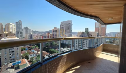Apartamento com 3 quartos à venda na Rua Bahia, --, Gonzaga, Santos por R$ 1.600.000