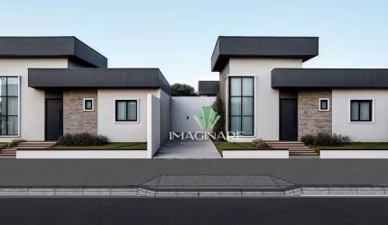 Casa com 2 dormitórios à venda, 55 m² por R$ 355.000,00 - Florença - Cascavel/PR