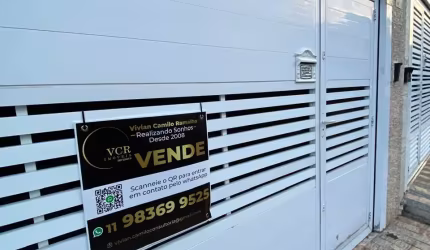 Sobrado 3 dormitórios com suite área gourmet Planalto SBC