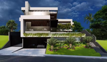 Casa com 4 dormitórios à venda, 500 m² por R$ 8.300.000,00 - Condomínio Reserva do Paratehy - São José dos Campos/SP