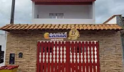 Sobrado com 3 dorms, Vila Atlântica, Mongaguá - R$ 266 mil, Cod: 10006