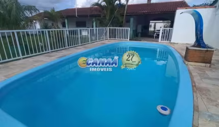 Chácara 3 dorms, piscina em Mongaguá - R$ 550 mil, Cod: 10523