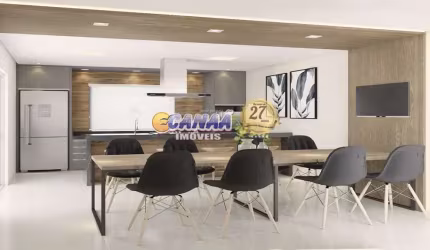 Apartamento com 3 quartos, Jardim Luciana, Mongaguá - R$ 855 mil, Cod: 11033