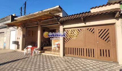 Salão com 2 dorms, Balneário Barigui, Mongaguá - R$ 638 mil, Cod: 12091