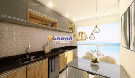 Apartamento com 2 quartos, Centro, Mongaguá - R$ 380 mil, Cod: 12476