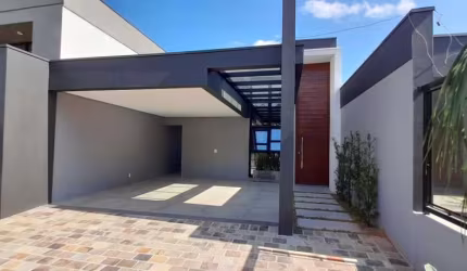 Experimente o conforto e a sofisticação desta casa plana cuidadosamente planejada!