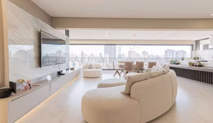 Apartamento Alto Padrão à venda no Tatuapé com 165 m² e Varanda