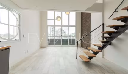APARTAMENTO LOFT PARA LOCAÇÃO E VENDA COM 1 DORMITÓRIO E 2 VAGAS NO JARDIM ANÁLIA FRANCO