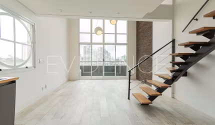 APARTAMENTO LOFT PARA LOCAÇÃO E VENDA COM 1 DORMITÓRIO E 2 VAGAS NO JARDIM ANÁLIA FRANCO