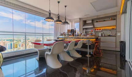 Apartamento alto padrão à venda no Anália Franco com 4 suítes e varanda gourmet