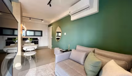 Apartamento com 1 quarto para alugar na Rua Maria Monteiro, 536, Cambuí, Campinas, 39 m2 por R$ 4.200