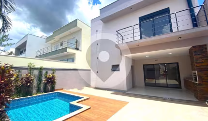 Casa em condomínio fechado com 4 quartos à venda na Rua Victor Meirelles, 400, Parque Brasil 500, Paulínia, 238 m2 por R$ 1.790.000