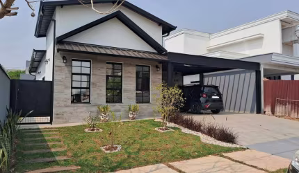 Casa à venda no Condomínio Una - Itu/SP 03 Quartos, moderna