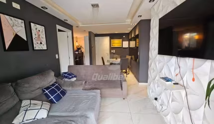 Apartamento com 3 dormitórios à venda, 73 m² por R$ 405.000,00 - Vila Dirce - Mauá/SP