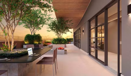 Apartamento para moradia/investimento 2 suites, lavabo, varanda e vaga em Higienopolis