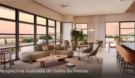 Apartamento para moradia/investimento 46mts (1 suite), lavabo, varanda e vaga de carro em Sta Cecilia/ Higienópolis