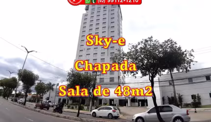 Sala de 48m2 no Edifício Sky-e com Divisórias
