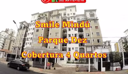 Cobertura com 4 Quartos no Smile Mindu Parque Dez