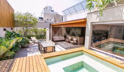 COBERTURA DUPLEX À VENDA - MOEMA 400m² - 4 SUÍTES - 4 VAGAS