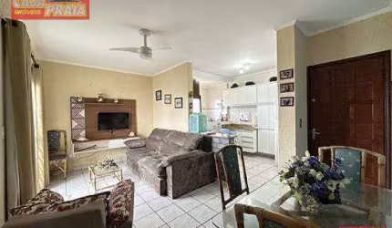 APARTAMENTO 2 QUARTOS MOBILIADO C/ SACADA FRENTE AO MAR ITAOCA