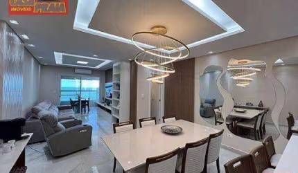 Lindo apartamento frente ao mar com 3 quartos à venda, 112 m² por R$ 1.100.000 - Jardim Luciana - Mongaguá/SP
