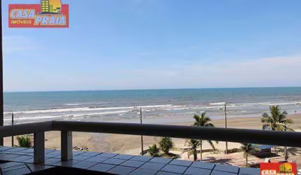 APARTAMENTO 2 QUARTOS SACADA GOURMET EM PREDIO FRENTE AO MAR. MONGAGUA/SP