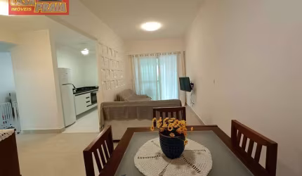 Apartamento 2 quartos terraço gourmet piscina prédio frente ao mar - Mongaguá/SP