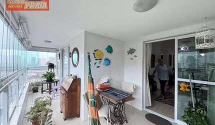 Apartamento em Mongaguá 2 quartos terraço gourmet, 83 m² por R$ 400.000 - Centro