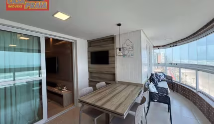 Lindo apartamento em Mongaguá frente ao mar 3 quartos 104 m² por R$ 1.200.000 - Centro - Mongaguá/SP