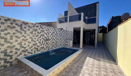 ITANHAEM COM PISICNA SOBRADO 2 QUARTOS, 93 m² por R$ 449.900 - Jardim Suarão - Itanhaém/SP