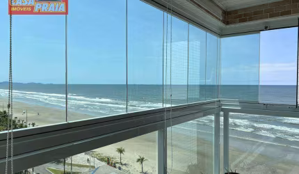 MONGAGUA PRÉDIO FRENTE AO MAR APARTAMENTO 2 QUARTOS, 81 m² por R$ 538.000 - Vila São Paulo
