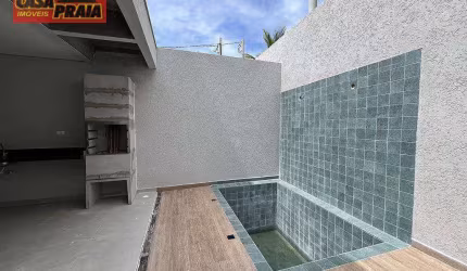 frente ao mar Sobrado em condominio 3 quartos R$ 710.000 - Suarão - Itanhaém/SP