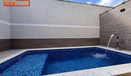ITANHAEM PISCINA CASA 3 QUARTOS, 82 m² por R$ 450.000 - Belas Artes