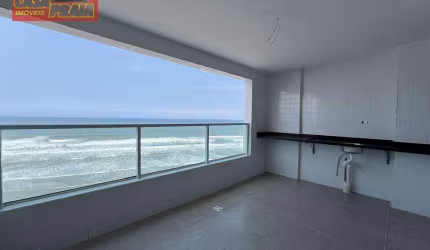FRENTE AO MAR LAZER COMPLETO APARTAMENTO 03 QUARTOS, 91 m² por R$ 520.000 - Vila Atlântica - Mongaguá/SP