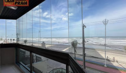 FRENTE AO MAR CENTRO APARTAMENTO 3 QUARTOS MOBILIADO, 85 m² por R$ 450.000 - Mongaguá/SP