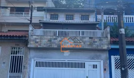 Sobrado com 3 dormitórios à venda, 204 m² por R$ 561.000,00 - Santo André - Santo André/SP
