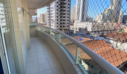 Apartamento Linda Sacada Vila Tupi Praia Grande.
