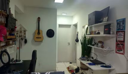 Apartamento com 60 metros, 2 quartos e 1 vaga.