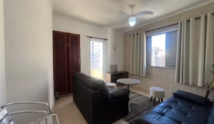 Apartamento mobiliado com 51 metros 1 quarto e 1 vaga na vila Tupi.